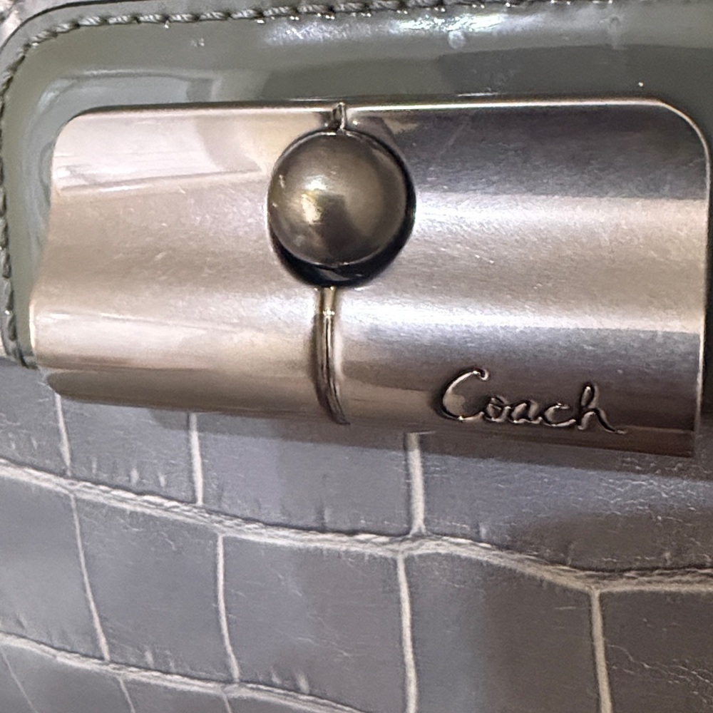 Coach Bag | Coach Shoulder Bag Gray - Silver Hardware Coach Hobo Bag - Picture 7 of 12